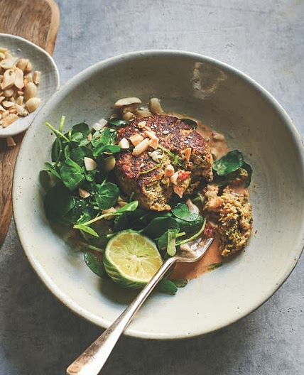 Thai Style Salmon Burgers