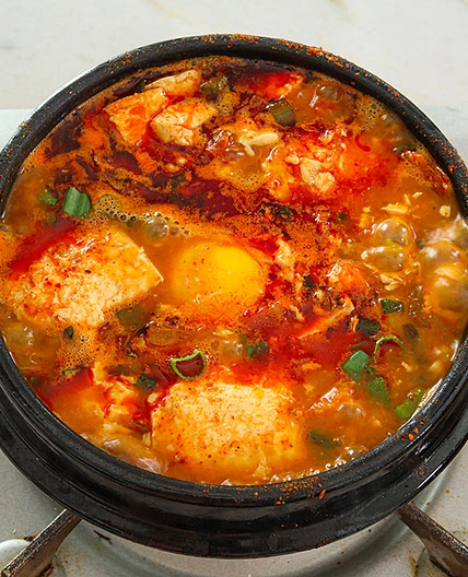 The BEST Korean Silken Tofu Soup