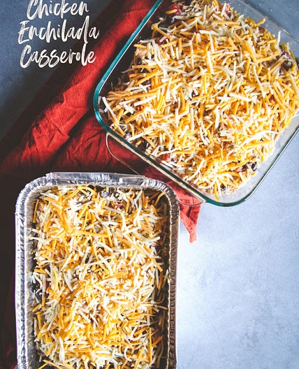 Freezer Meal - Chicken Enchilada Casserole