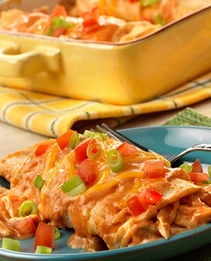 Healthy Chicken Enchiladas