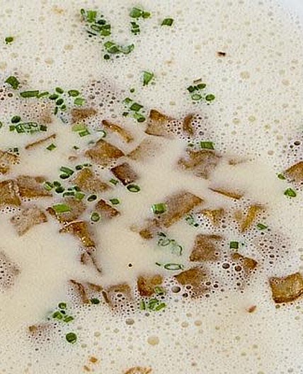 Feine Kartoffelsuppe mit Bacon
