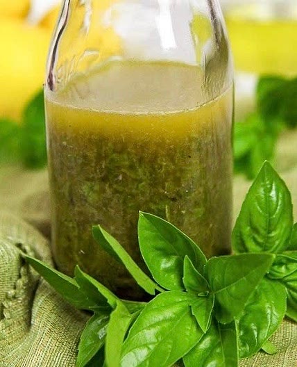 Basil vinaigrette