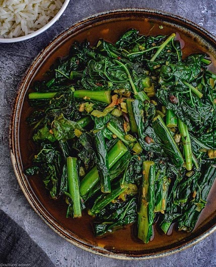 Sichuan Kale by @culturecanteen