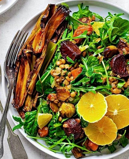 Maple Roasted Winter Salad by @wearelovelyjubley