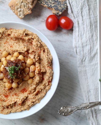 Caramelized Onion & Balsamic Hummus