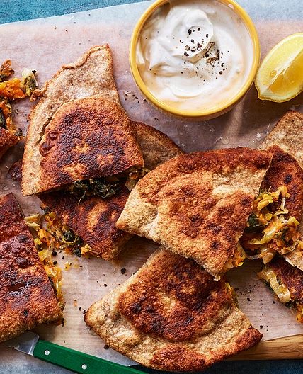 Bolani (Afghani-style stuffed flatbreads)