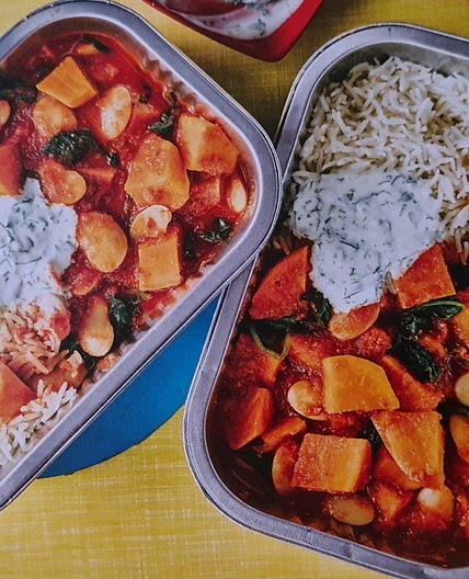 BUTTER BEAN and SWEET POTATO tikka masala