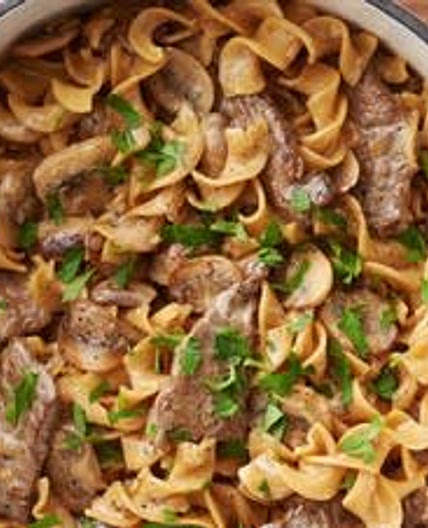 Beef Stroganoff