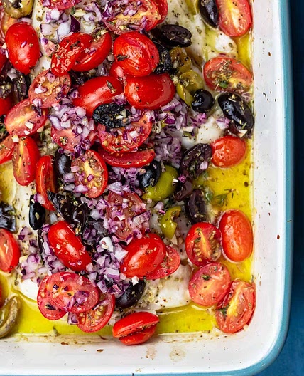 Mediterranean Baked White Fish