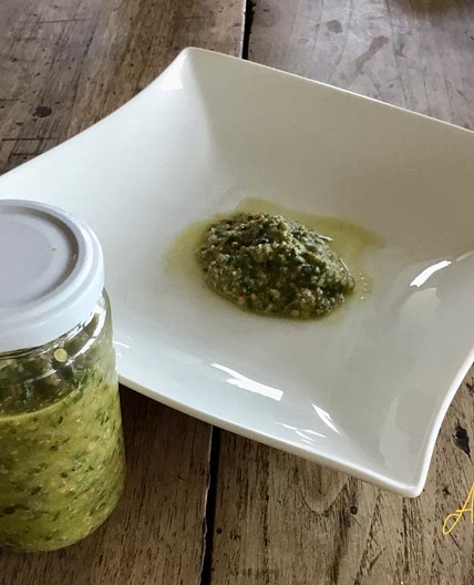 Green sauce - Capers, Parsley and Lemon Sauce - vegan- vegetarian