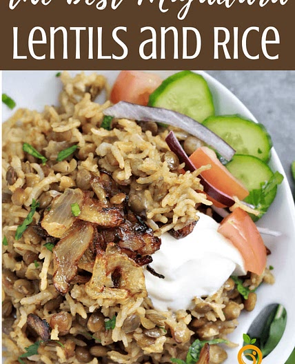 Instant Pot Mujadara Lentils and Rice