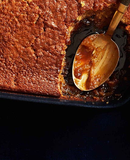 Self-saucing whisky pudding