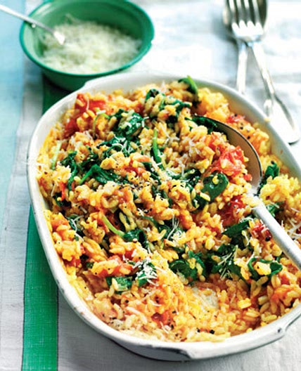 Roasted tomato risotto