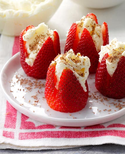 Heavenly Filled Strawberries
