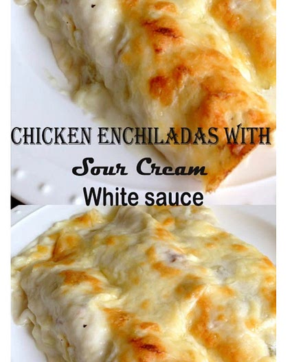White enchiladas