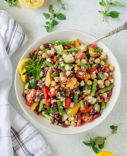 Greek Three Bean Salad