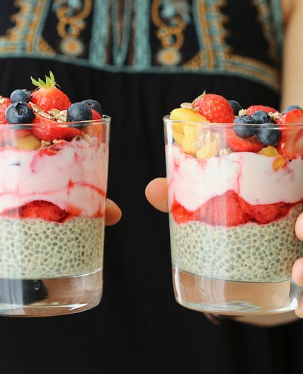 Vanilla Berry Chia Seed Pudding