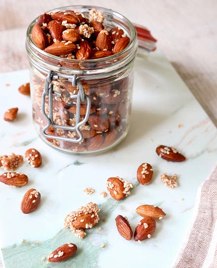 Candied Sesame Almonds