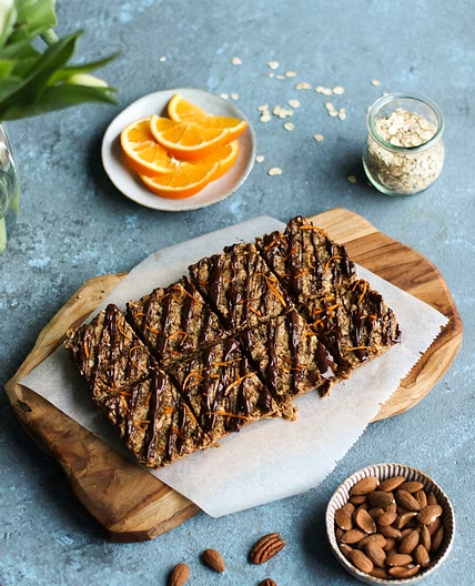 Orange High-Energy Oat Bars