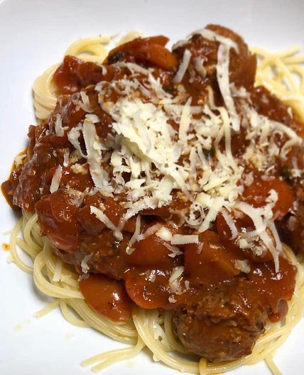 Spaghetti meatballs 