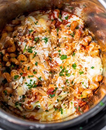 Instant Pot Baked Ziti