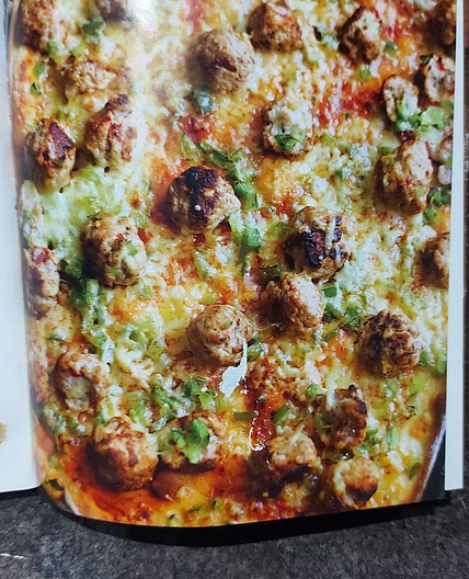 Pork Meatball Pizza