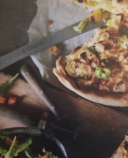 Quiche Spruitjes amandel en brie of geitenkaas