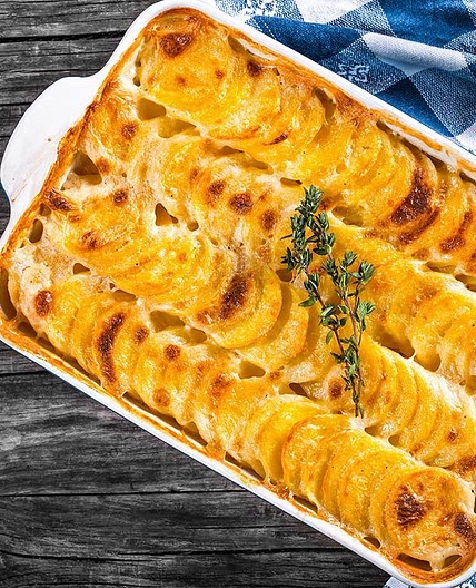 dauphinoise potato bake recipe | Schwartz