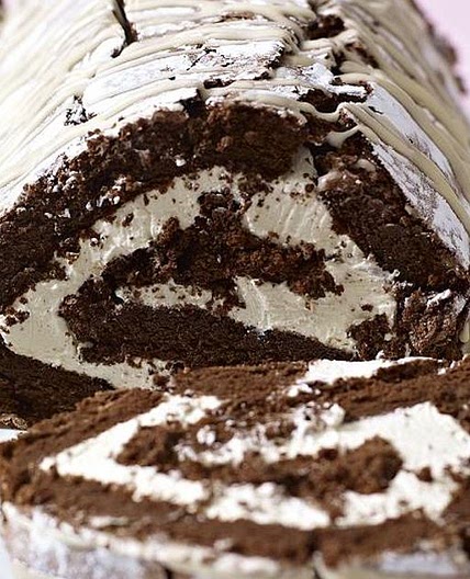 Chocolate and Irish Cream Roulade