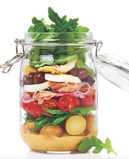 Niçoise-Style Salad in a Jar