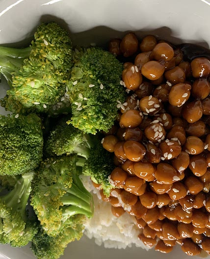 Sticky Sesame Chickpea