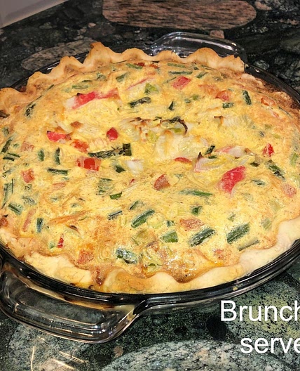 Savory Crab Quiche