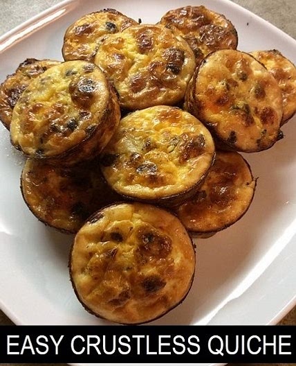 Easy Crustless Quiche