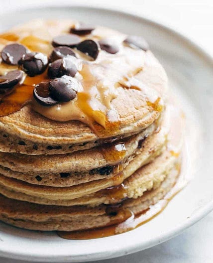 Banana Oat Pancakes 