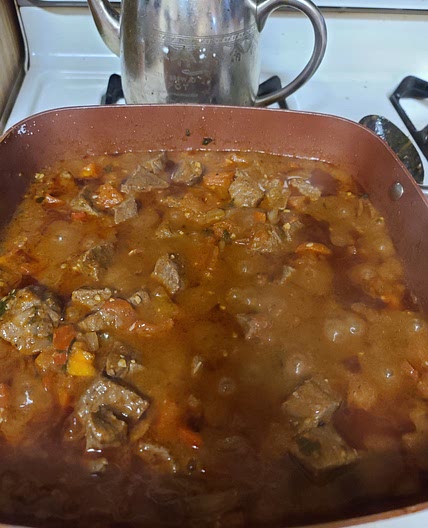Carne Guisada-Red (from scratch)