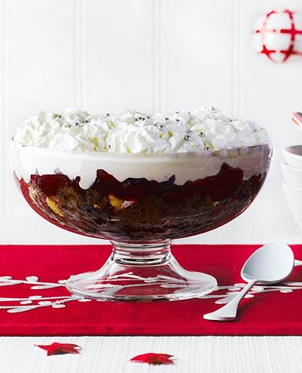 Christmas cake trifle