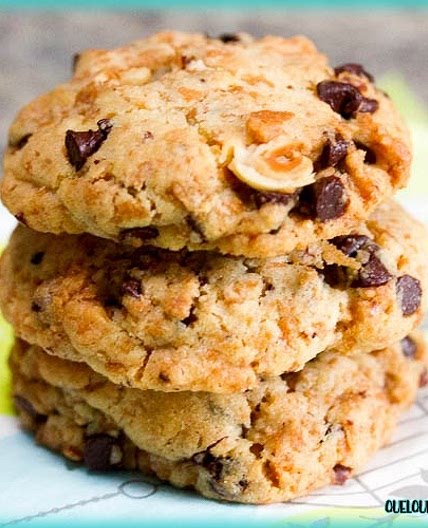Cookies aux gavottes et noisettes