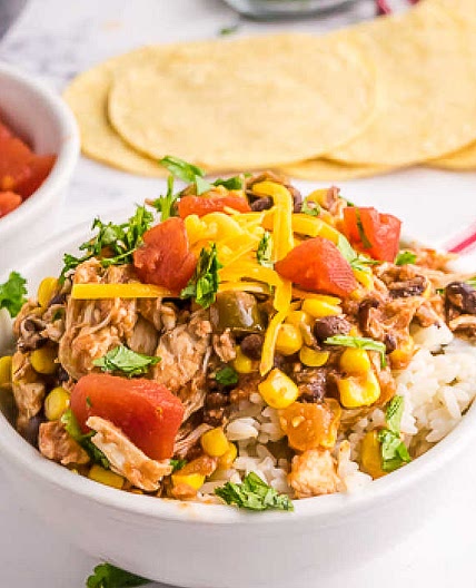 Crock pot salsa chicken
