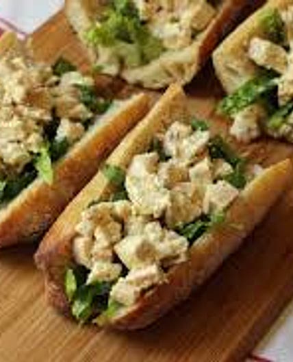 Chicken Caesar Salad Sandwiches