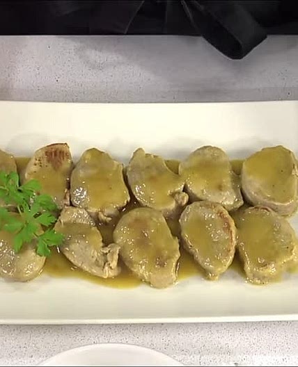 Solomillo de cerdo con salsa