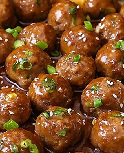 Saucy Teriyaki Meatballs