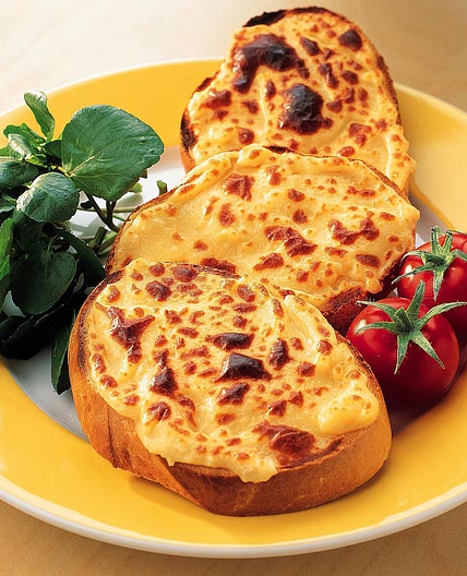 Delicious Welsh Leek and Cheese Rarebit