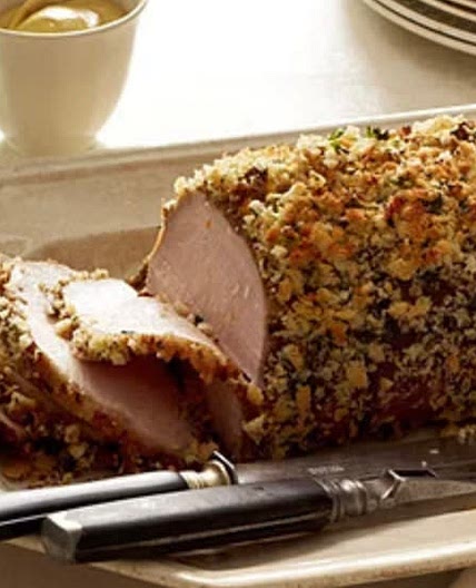 Herb & Garlic-Crusted Pork Roast