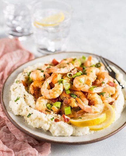 Low Carb Keto Shrimp and Grits
