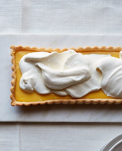 Tangerine Custard Tart
