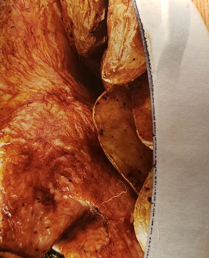 roasted chicken with fingerling potatoes a d salsa verde