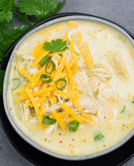 Keto White Chicken Chili