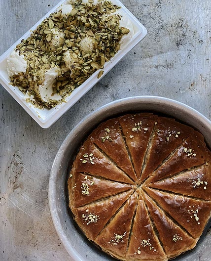 Nusret style Baklava
