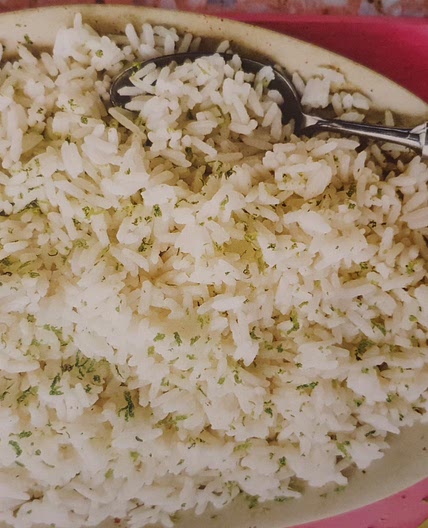 LIME and COCONUT JASMINE RICE