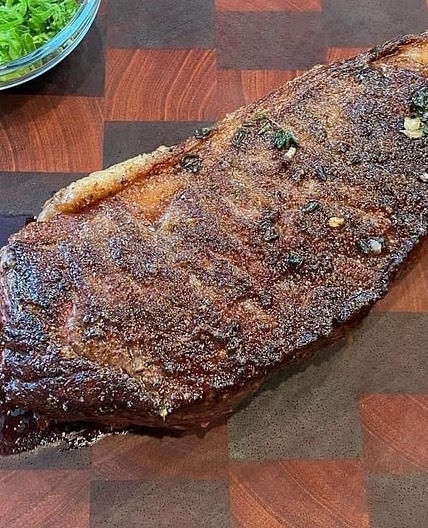 Charlie Palmer's Snake River Farms NY striploin